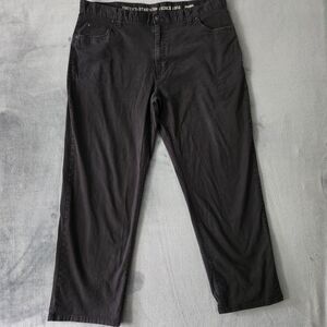 Smith's Workwear Mens Jeans Size 42x32 Black Denim Buffalo Relaxed Work